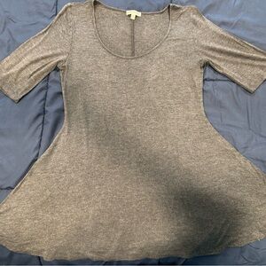 Zenana Outfitters Grey Dress/Shirt